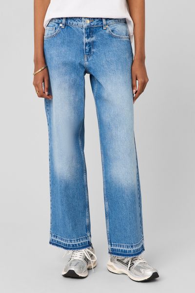 Jean straight taille basse