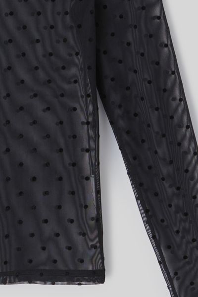 T-shirt r&eacute;sill&eacute; imprim&eacute; flock