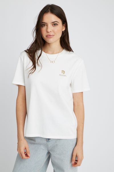 T-shirt imprimé signe astro vierge