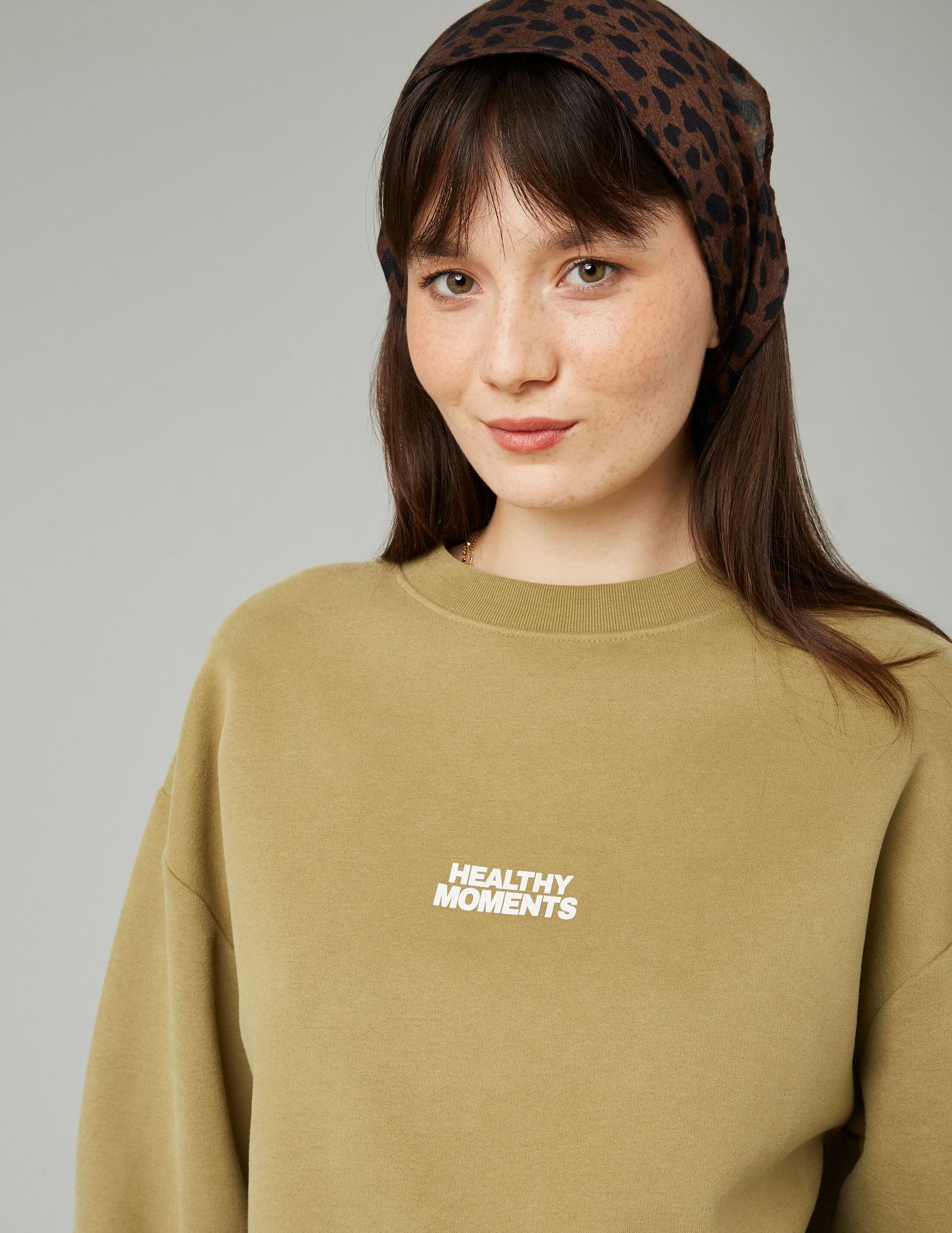 Sweat col rond imprimé