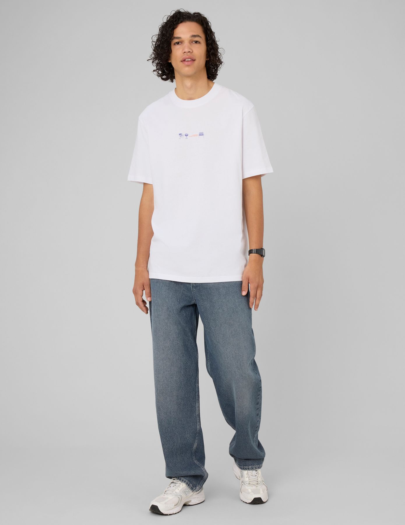 T-shirt imprim&eacute; devant/dos