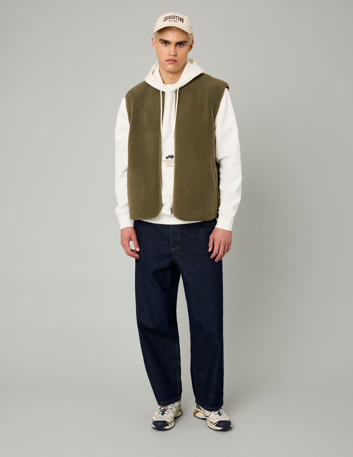 Blouson sans manches sherpa