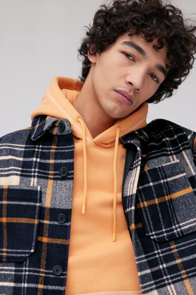 Veste surchemise à carreaux