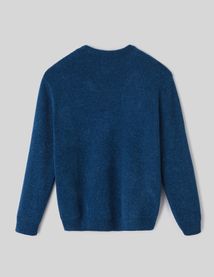 Pull chenille col rond