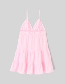 Robe courte en broderie anglaise