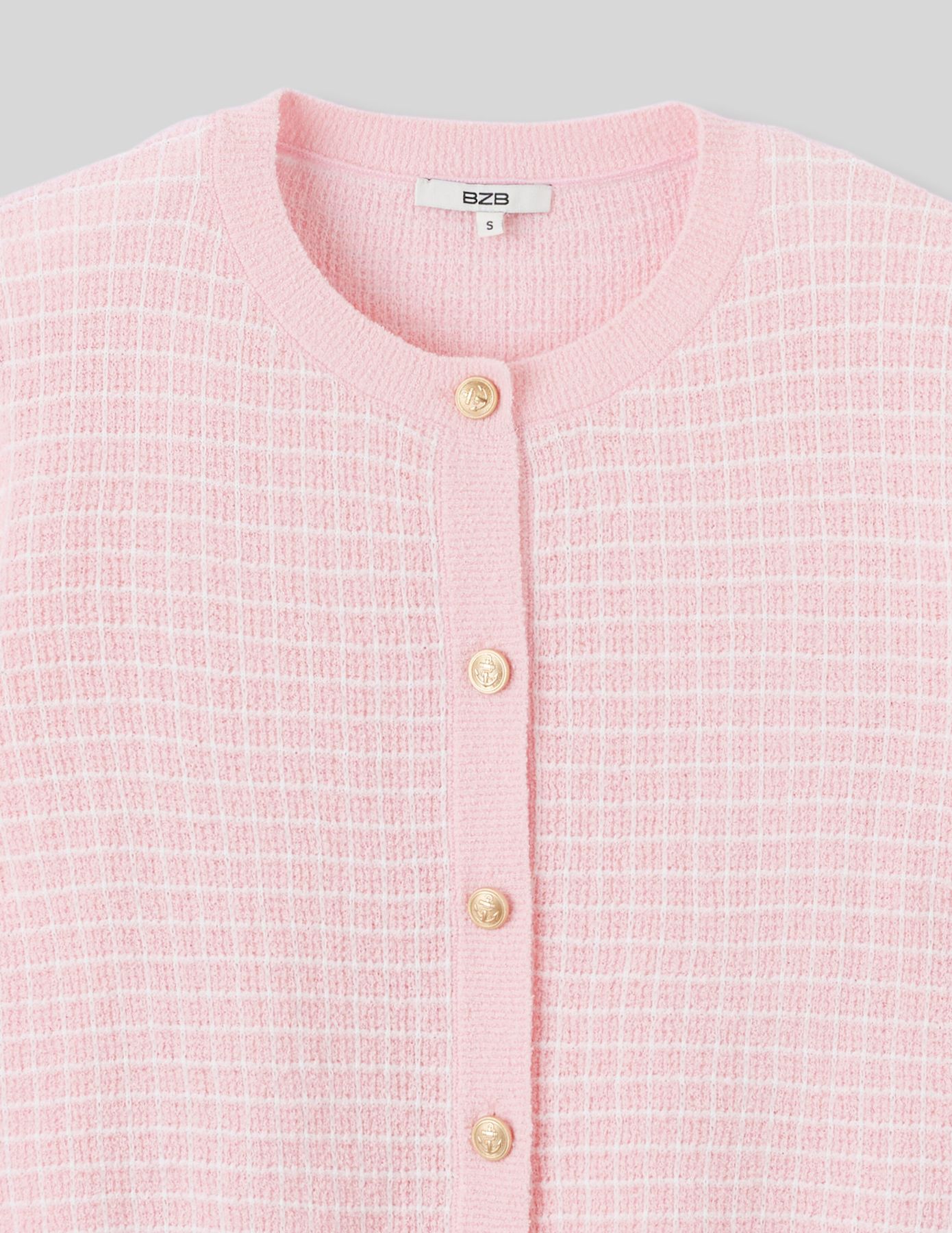 Gilet manches courtes fantaisie