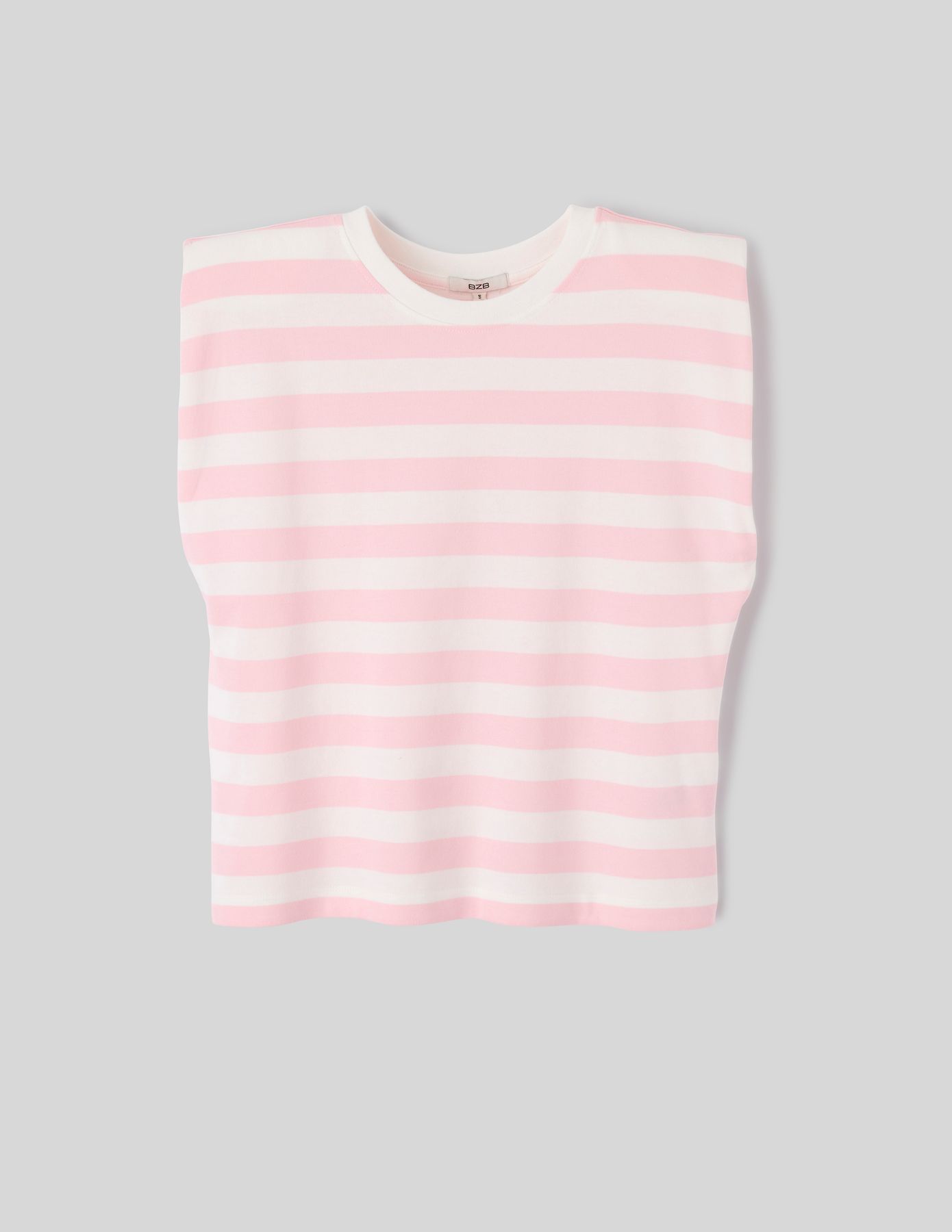 T-shirt sans manches rayé