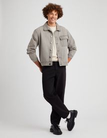 Veste boutonnée en jean