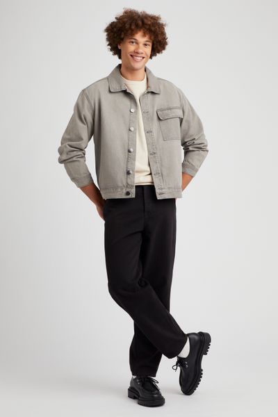 Veste boutonnée en jean