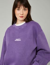 Sweat col rond imprimé