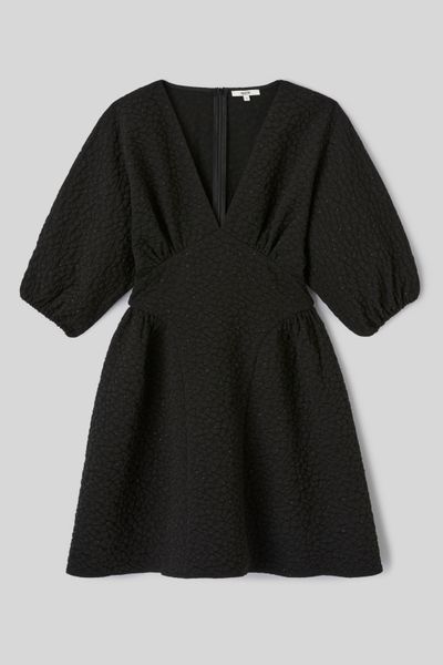 Robe courte textur&eacute;e