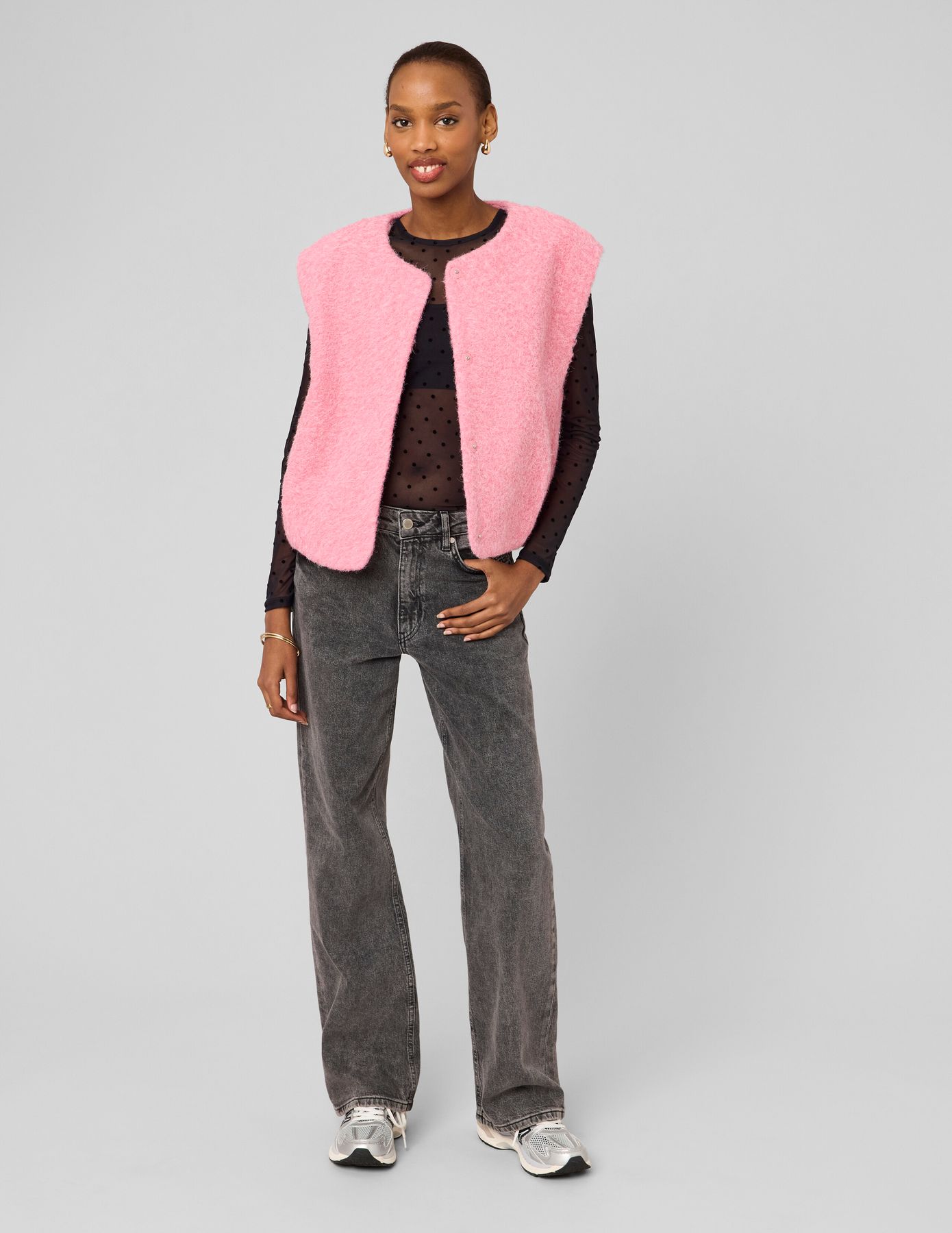 T-shirt r&eacute;sill&eacute; imprim&eacute; flock