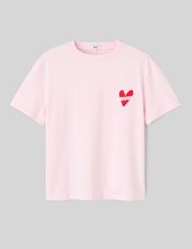 T-shirt imprim&eacute; devant