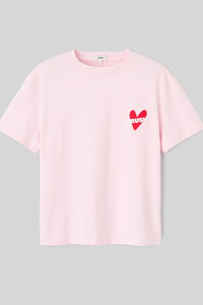 T-shirt imprim&eacute; devant