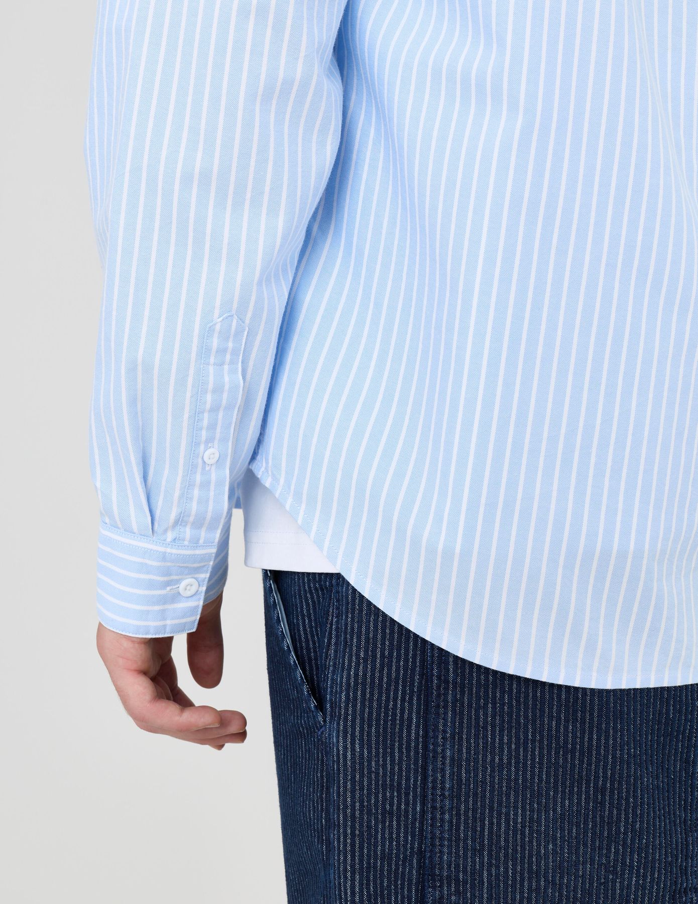 Chemise oxford rayée