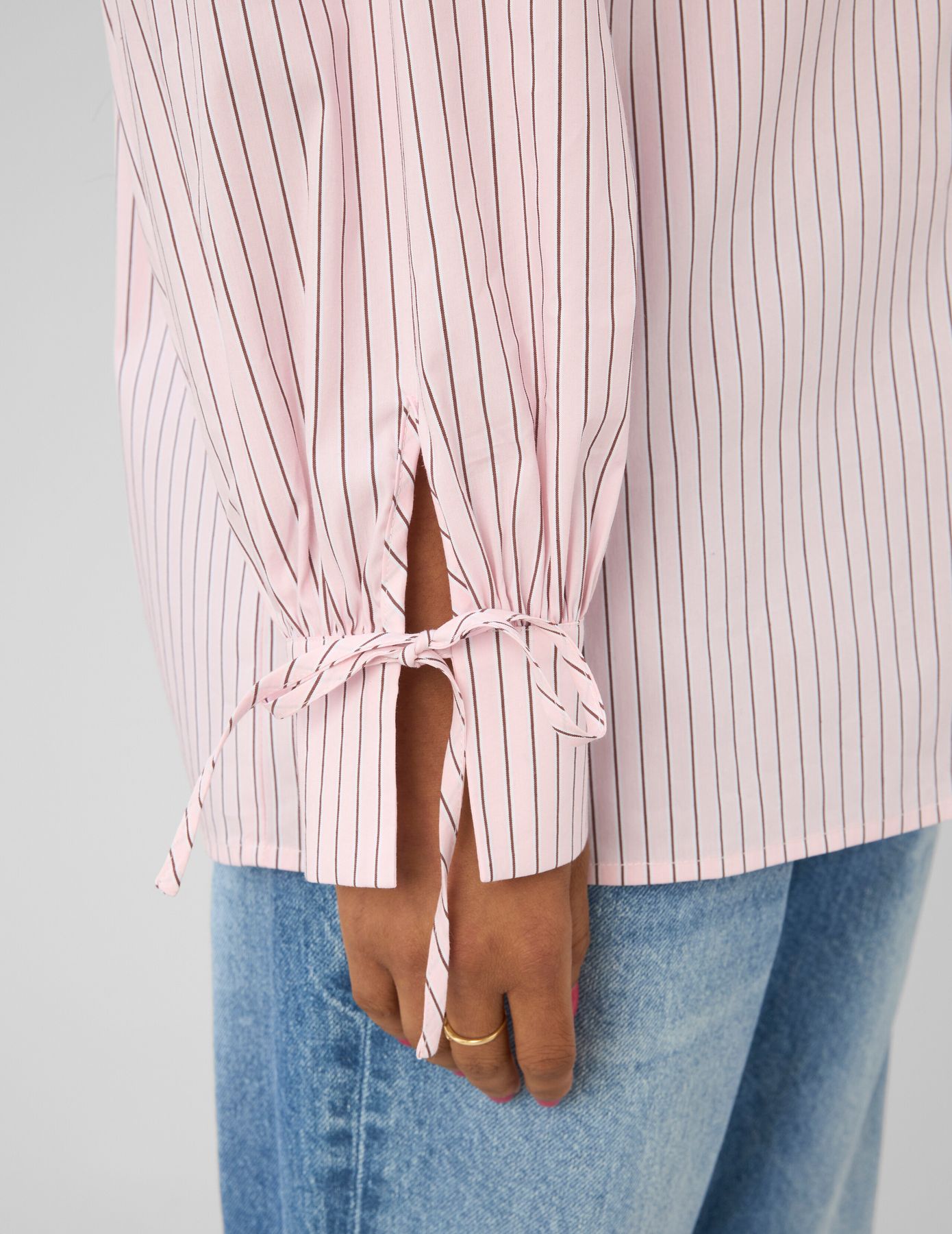 Chemise ray&eacute;e oversize