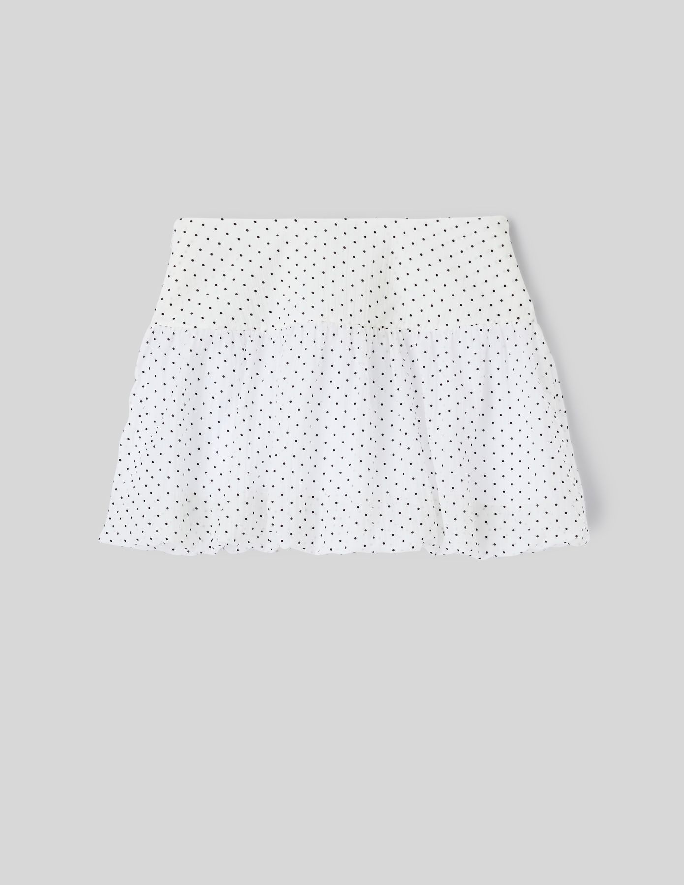 Jupe courte &agrave; pois