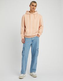 Sweat &agrave; capuche ray&eacute;