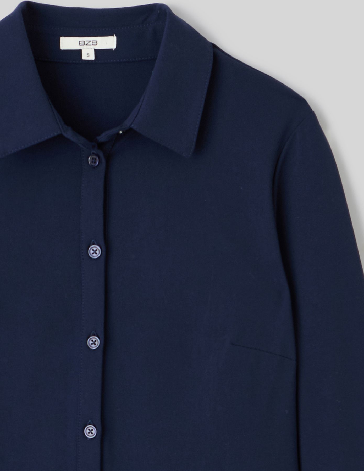 Robe chemise pliss&eacute;e