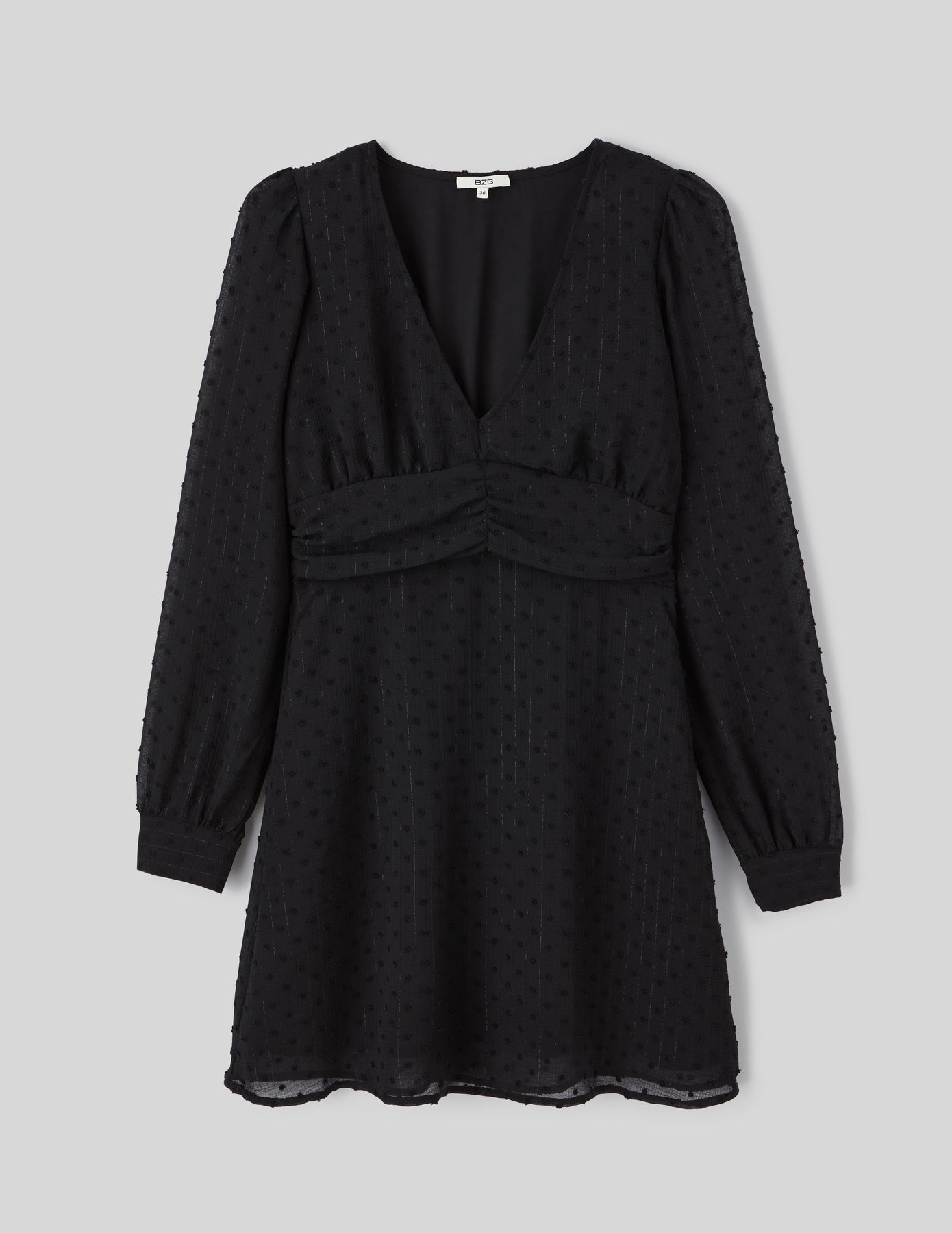 Robe courte en plumetis