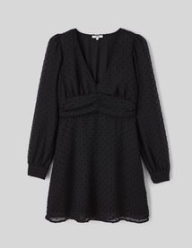 Robe courte en plumetis