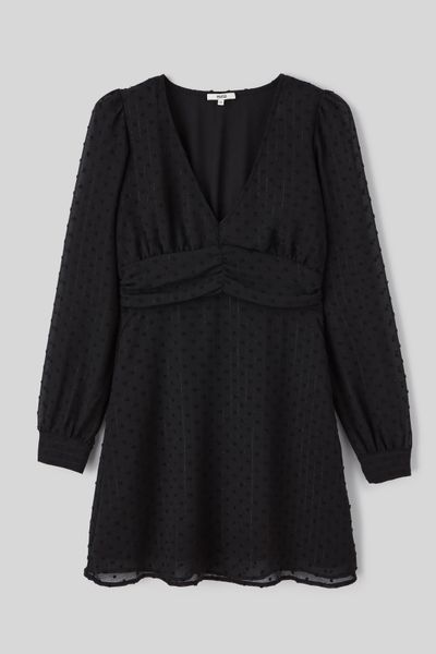 Robe courte en plumetis