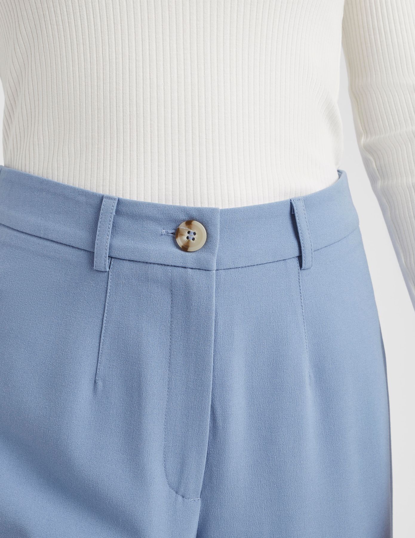 Pantalon tailleur polyester recyclé