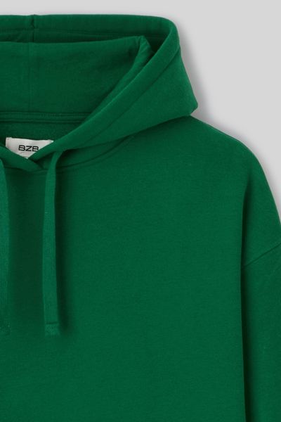 Sweat col capuche uni