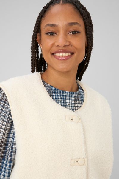 Gilet sans manches sherpa
