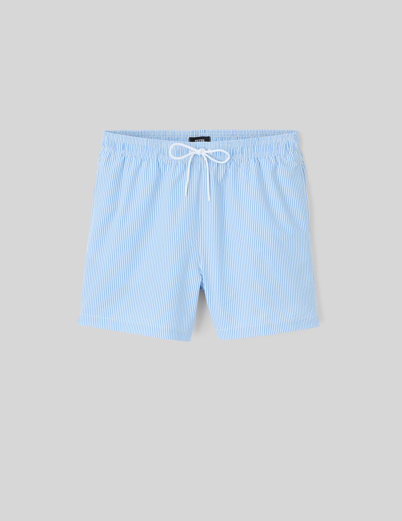 Short de bain en seersucker