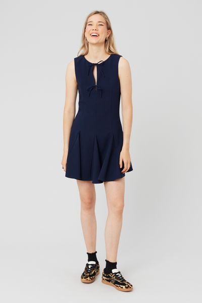 Robe sans manches patineuse