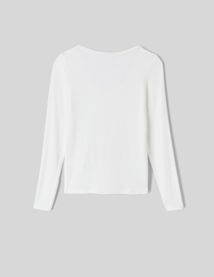 T-shirt fin manches longues