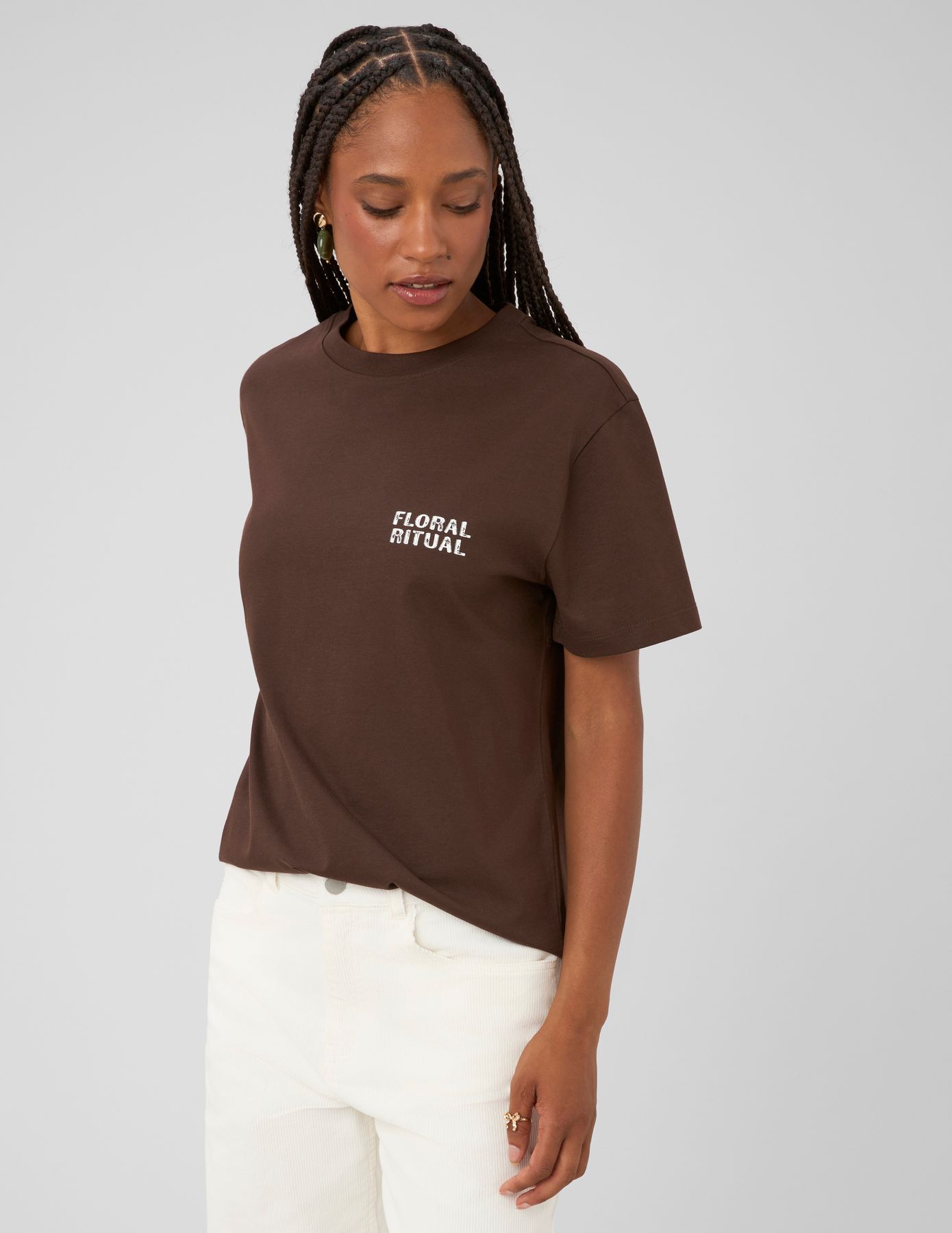 T-shirt imprim&eacute; devant/dos