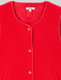 Veste sans manches sherpa