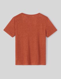 T-shirt en lin uni