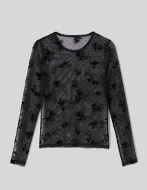 T-shirt r&eacute;sille manches longues