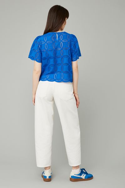 Blouse en broderie anglaise