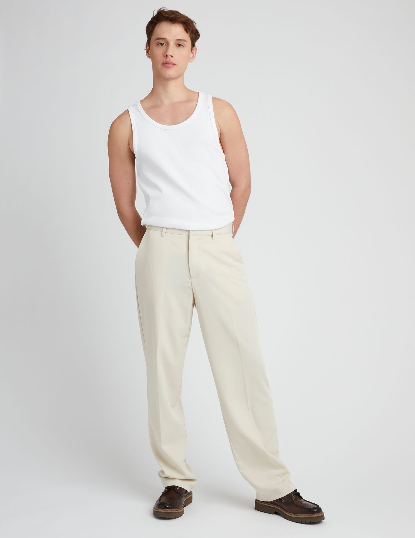 Pantalon de ville fluide loose