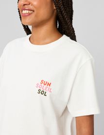 T-shirt imprim&eacute; devant/ dos