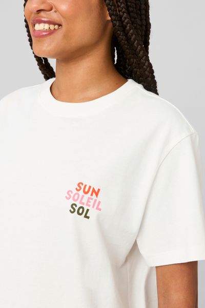 T-shirt imprim&eacute; devant/ dos