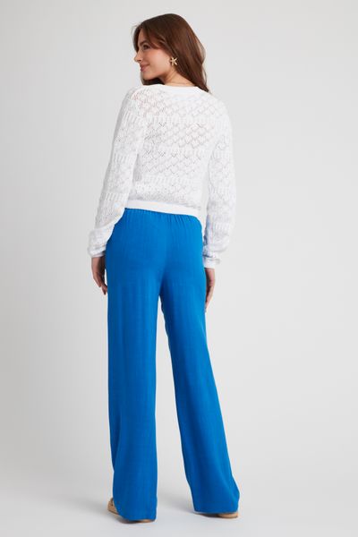 Gilet ajouré uni