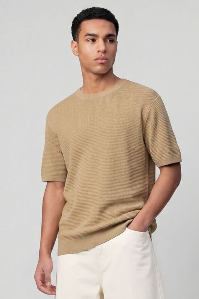 T-shirt maille fantaisie