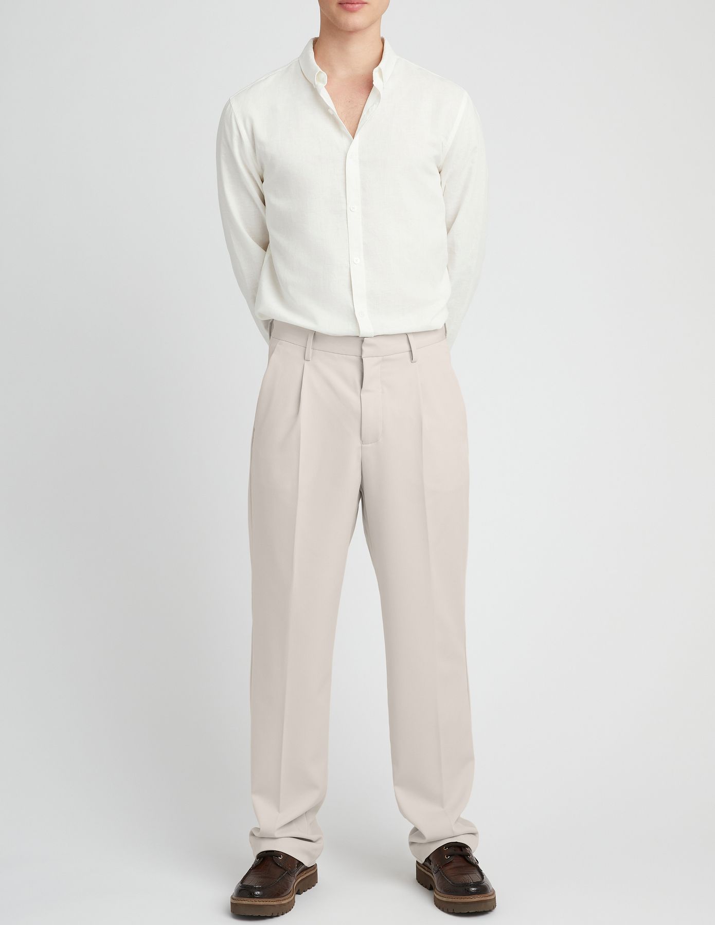 Pantalon de ville &agrave; pinces