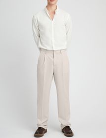 Pantalon de ville &agrave; pinces