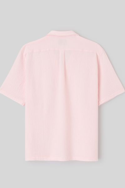 Chemise manches courtes gaze de coton