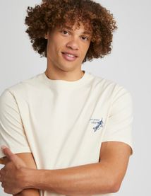 T-shirt brodé à message