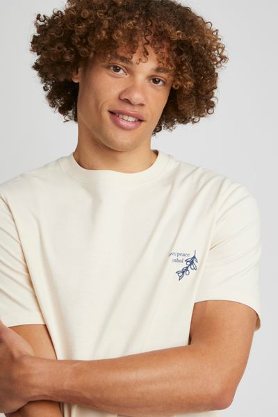 T-shirt brodé à message
