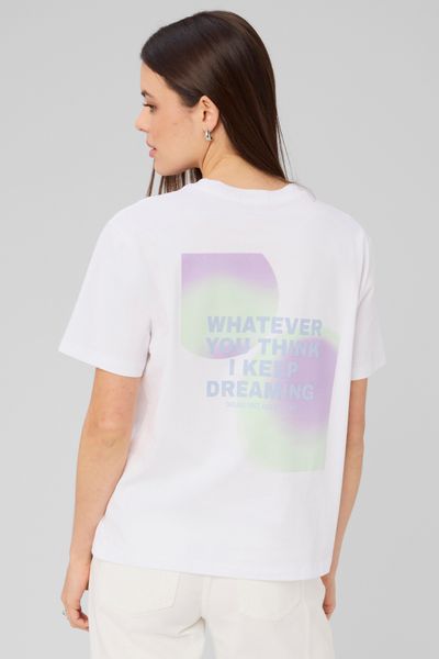 T-shirt imprim&eacute; devant/dos