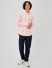 Chemise droite en velours