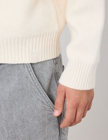Pull col polo zippé